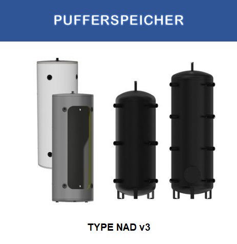 800 Liter Pufferspeicher mit Isolierung-NADS 800 v3