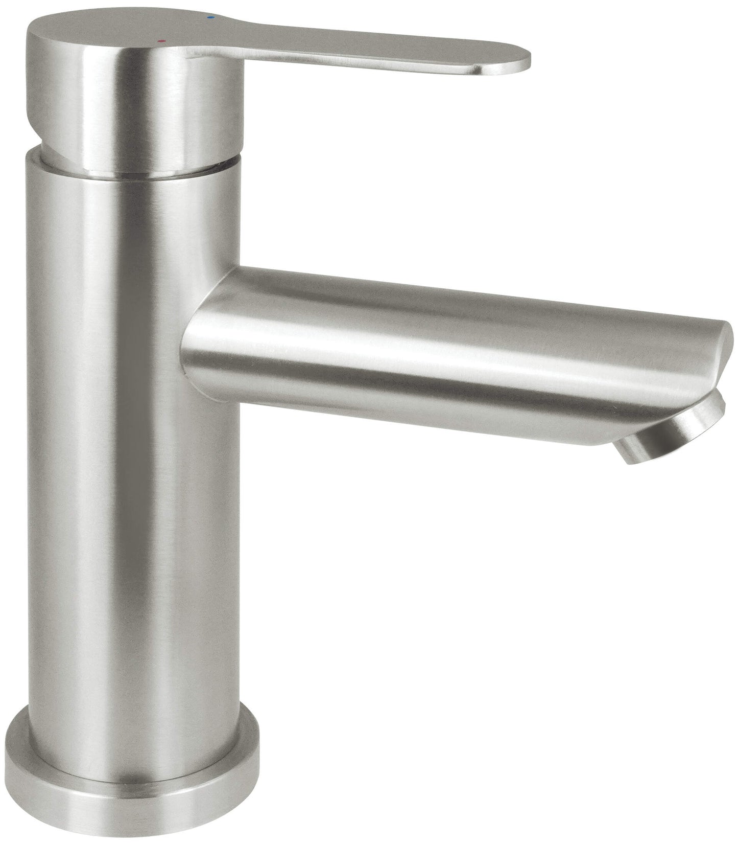 LUPO Waschbeckenarmatur, Stahl gebürstet