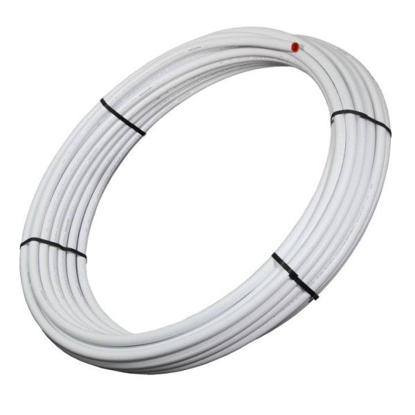 Aluverbundrohr 16x2 mm – Mehrschichtverbundrohr ohne Isolierung, 100 m Rolle | TEKE e.U