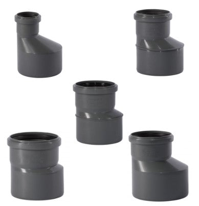 Abwasserrohr HT Safe Reduktion exzentrisch DN40-DN32