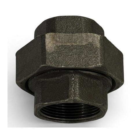 Holländer Rohrverschraubung 1" IG/IG schwarz Temperguss Figur 330 flach dichtend | online kaufen