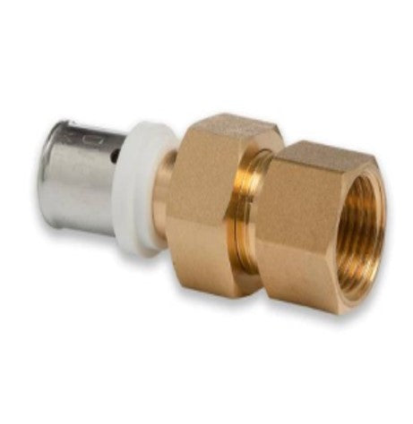 Pressfitting Übergangsverschraubung Innengewinde Schraubmuffe TH + U Kontur DVGW