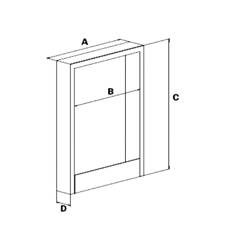 Verteilerschrank Aufputz - max. 5 Heizkreise