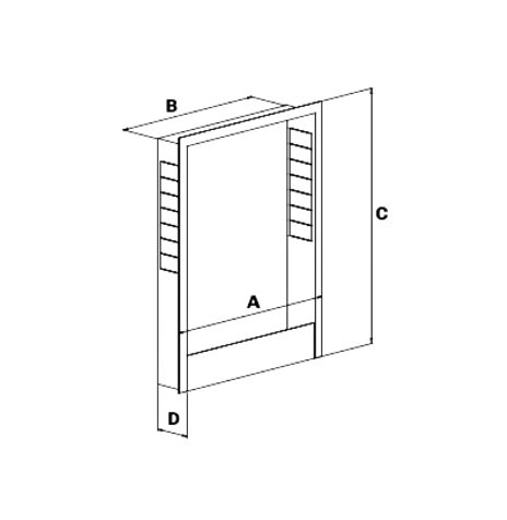Cutie de distributie incalzire in pardoseala dulap de distributie incastrat - 7 circuite de incalzire