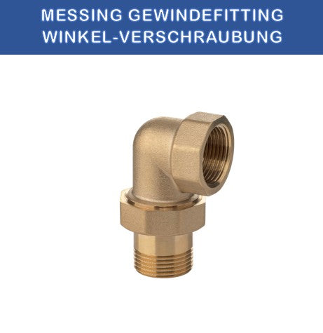 Messing Gewindefitting-Winkel-Verschraubung