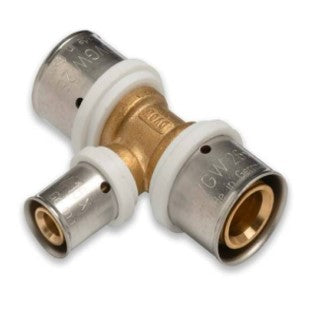 Pressfitting T-Stück Mittelabgang reduziert