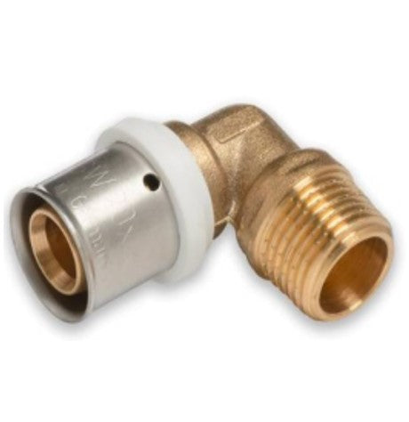 Pressfitting Übergangswinkel mit Außengewinde