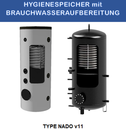 Hygienespeicher 750Liter mit Isolierung & Wärmetauscher 25Liter