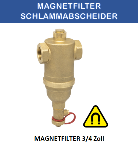 Filtru magnetic alamă separator de nămol 1 inch AG hidrociclon