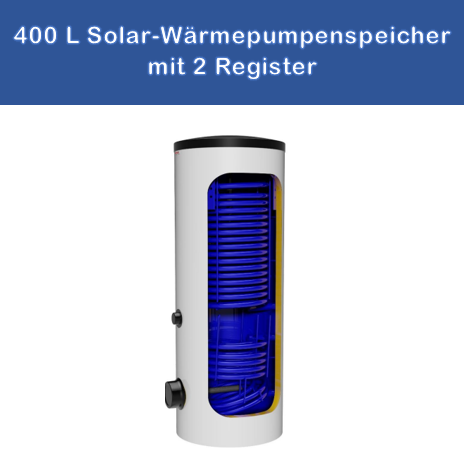 Solar-Wärmepumpenspeicher 400L | Maximale Solarerträge nutzen