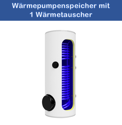 250 Liter Wärmepumpenspeicher mit einem Wärmetauscher OKC NTR/HP