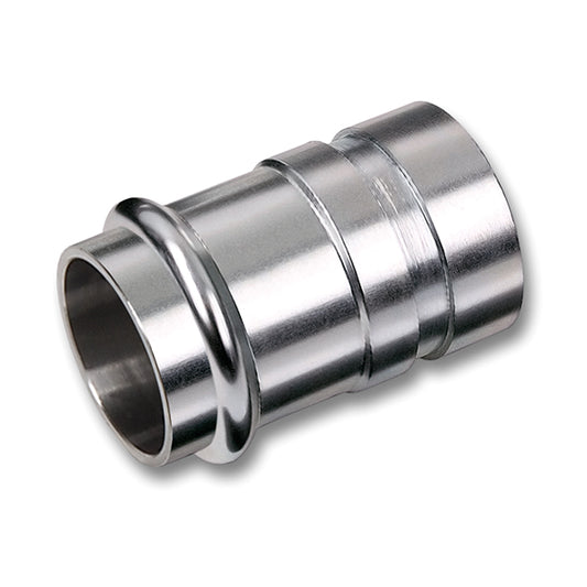 NiroSan Übergangsnippel mit Pressmuffe und Nut für Rohrkupplung 108x114 mm