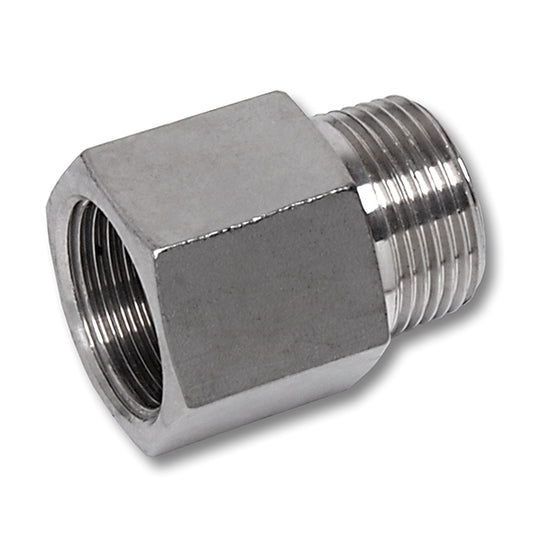 NiroSan Gewindenippel mit Innen- und Außengewinde 1x1 mm