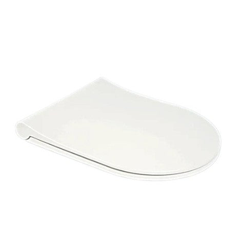 Deska sedesowa ultra płaska SLIM ELEGANCE ROUND w kolorze białym z funkcją cichego opadania