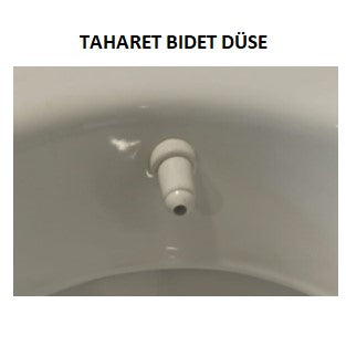 Stand WC Taharet Bidet-Funktion mit waagrechter Abgang