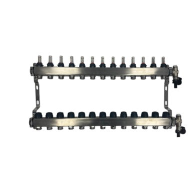 Heizkreisverteiler 13 Heizkreise kaufen | FBH Verteiler günstig - TEKE