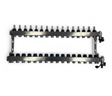 Heizkreisverteiler 16 Heizkreise kaufen | FBH Verteiler günstig - TEKE