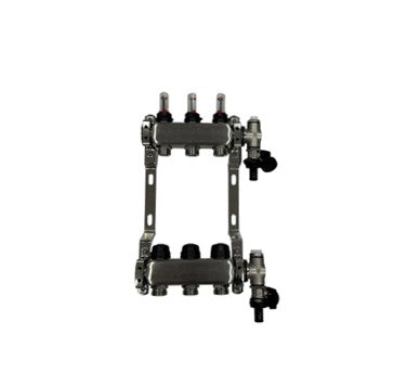 Paslanmaz çelik ısıtma devresi dağıtıcısı 3 ısıtma devresi