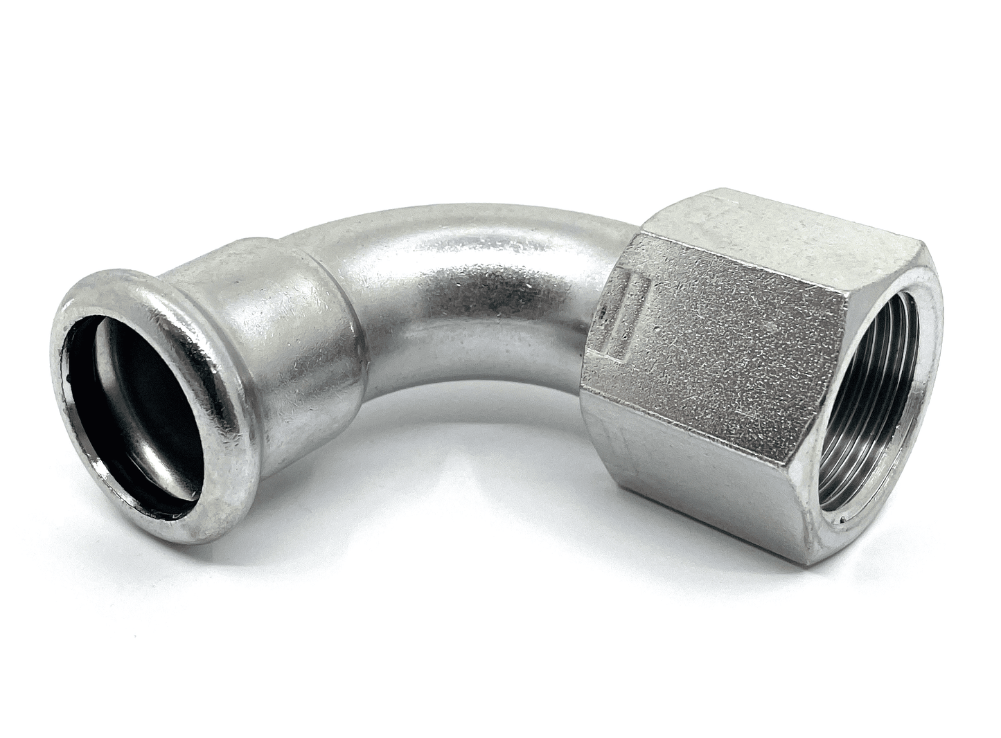 C-Stahl-Winkel 90 degree AG x press-22 x 3/4"