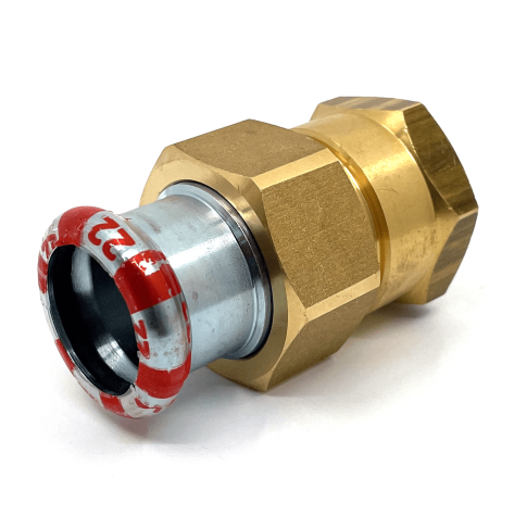 C-Stahl-Pressfittings Durchgangsverschraubung IG-42 x 1-1/2"