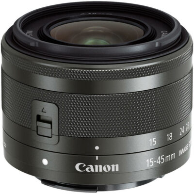 Canon EF-M 15-45mm f/3.5-6.3 IS STM Lens (Graphite)