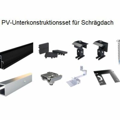 SET PV-Unterkonstruktion Schrägdach 12 Module