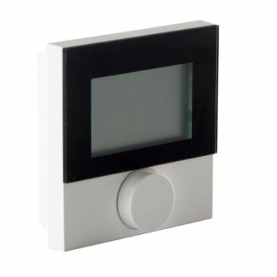 Alpha Regler direct Standard LCD 230 V Raumthermostat mit Designscheibe und Triac