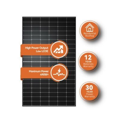 Tongwei Solar N-Type 490WpBFSolarmodul