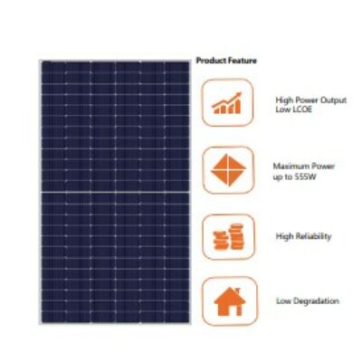 Tongwei Solar 555Wp SF bifaziales Modul