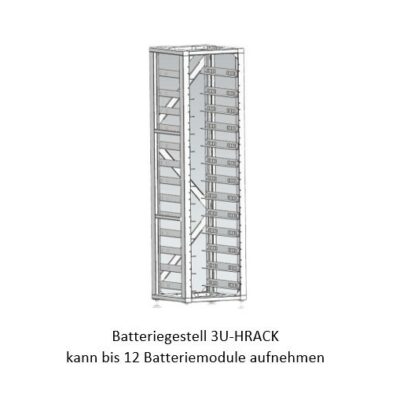 Deye BOS G 3U HRACK (fuer die Installation von 12 Batterien und 1 HV Controller)