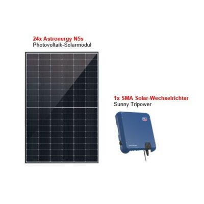 PV-Anlage mit 10,56 kWp mit 24Stück Astronergy CHSM54N BF 440Wp inkl. SMA STP8.0-3AV-40